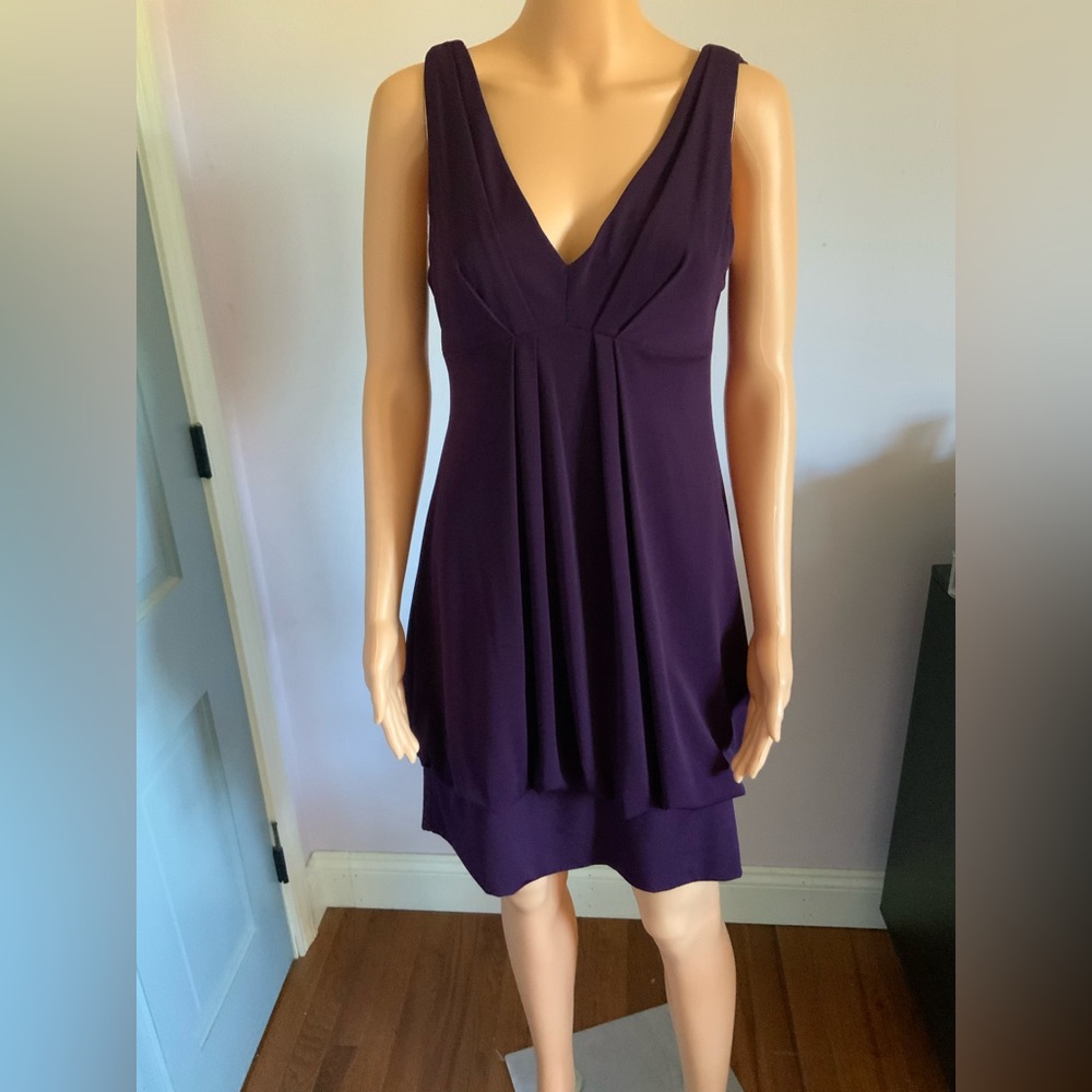 Eliza J Purple Midi Dress